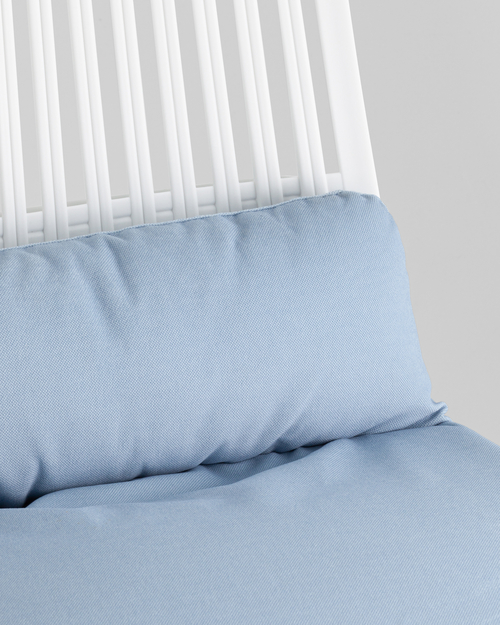 Стул Louran с подушкой белый