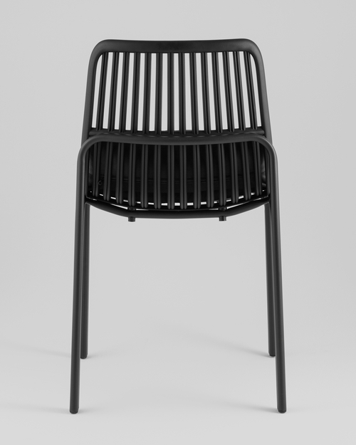 Стул Louran с подушкой чёрный 2 шт.