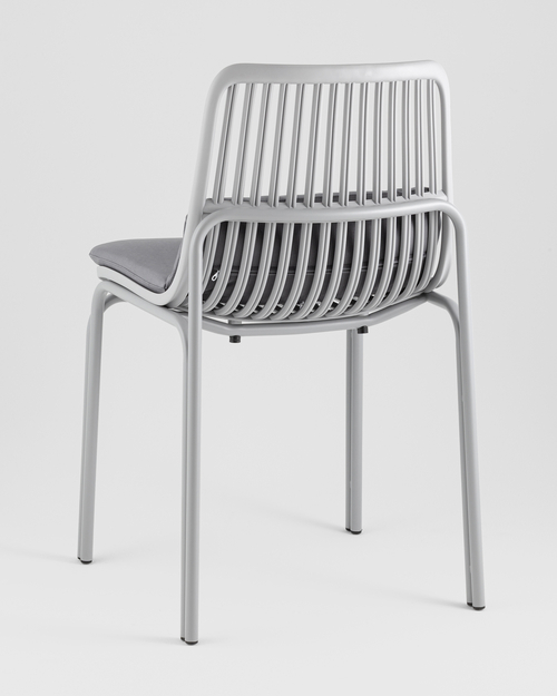 Стул Louran с подушкой серый