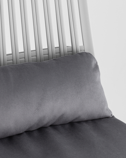 Стул Louran с подушкой серый 2 шт.