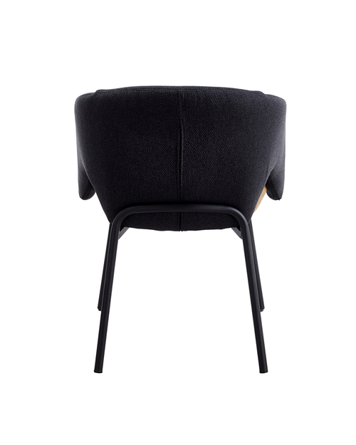 Стул обеденный Afrida рогожка тёмно-синий терракот