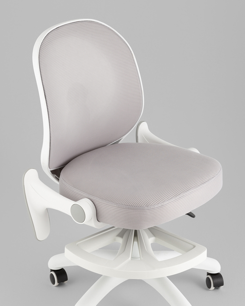 Кресло компьютерное детское TopChairs Spaceman серый