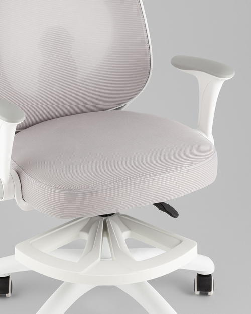 Кресло компьютерное детское TopChairs Spaceman серый
