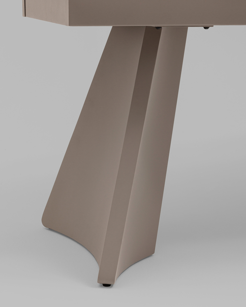 Стол обеденный Eliora 180-260х90 см серый травертин керамика