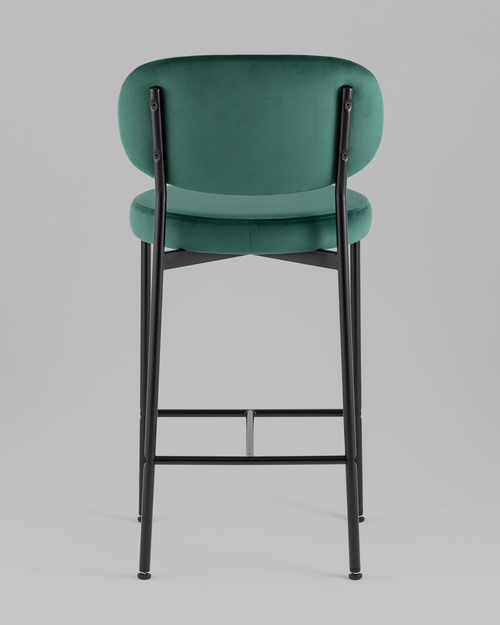 Стул полубарный Бриф VD велюр зеленый