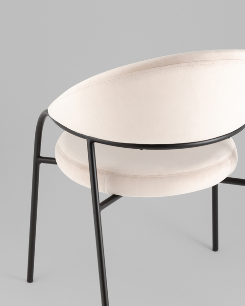 Стул Тилль велюр кремовый