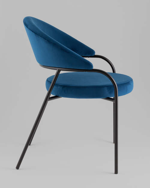 Стул Тилль велюр синий