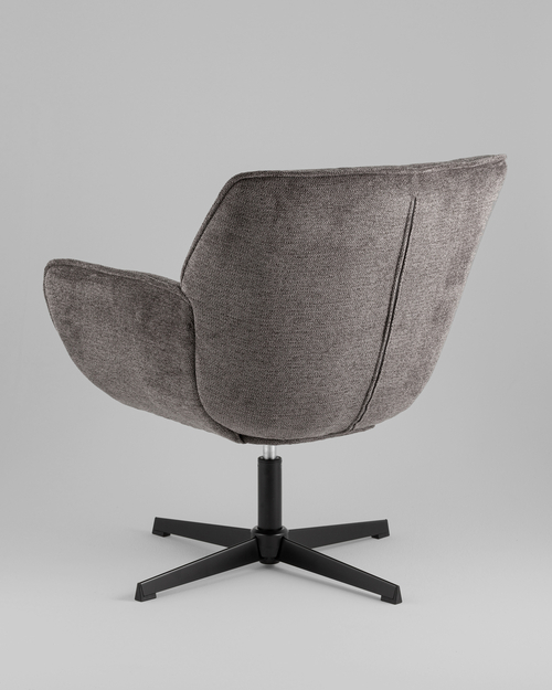 Кресло Konfele темно-серый шенилл