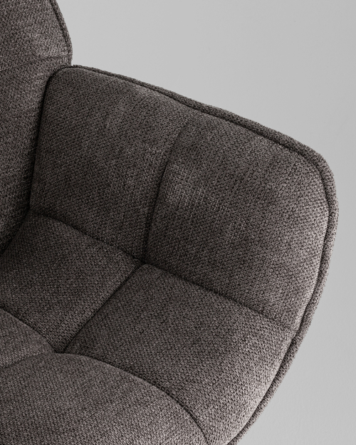 Кресло Konfele темно-серый шенилл