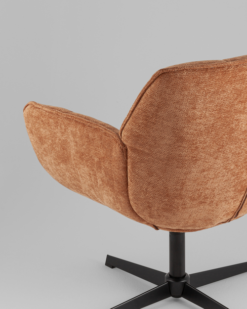 Кресло Konfele терракотовый шенилл