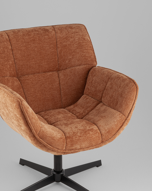 Кресло Konfele терракотовый шенилл