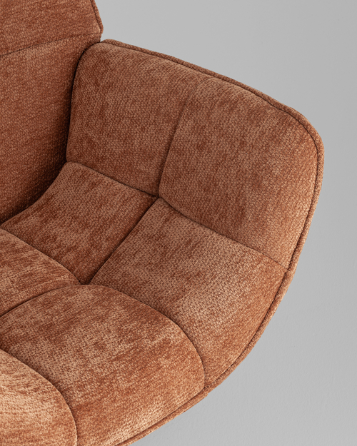 Кресло Konfele терракотовый шенилл