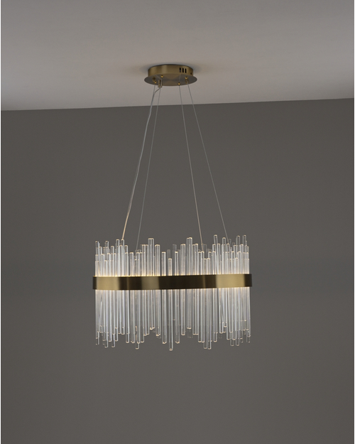 Люстра подвесная светодиодная Moderli V11765-PL Crystella