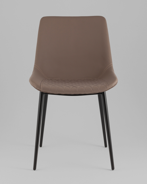 Стул Деймон экокожа коричневый