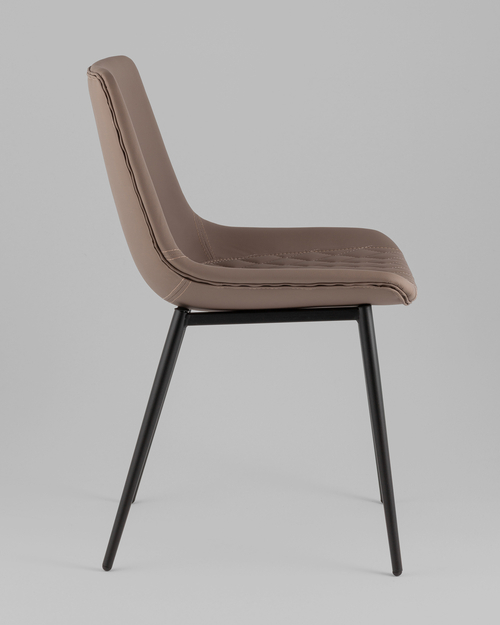 Стул Деймон экокожа коричневый