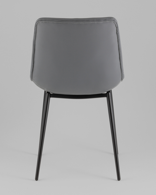 Стул Деймон экокожа серый