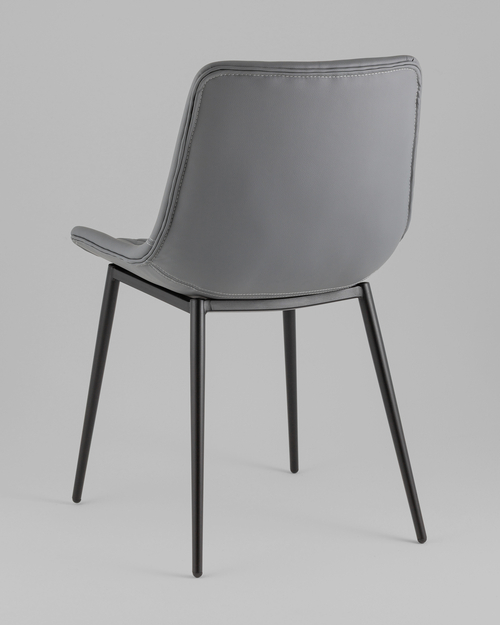 Стул Деймон экокожа серый