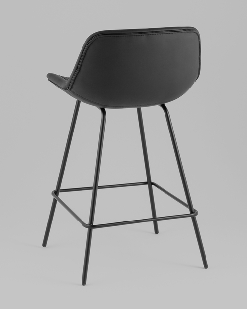 Стул полубарный Деймон экокожа черный