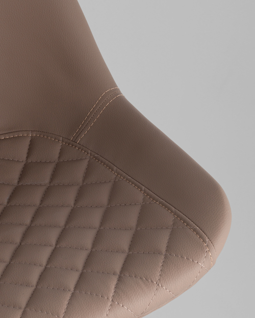 Стул полубарный Деймон экокожа коричневый