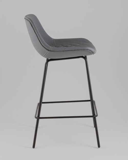 Стул полубарный Деймон экокожа серый