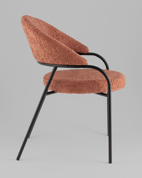 Стул Тилль букле коралловый