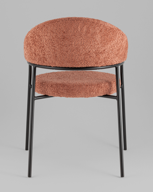 Стул Тилль букле коралловый