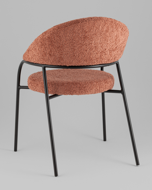 Стул Тилль букле коралловый