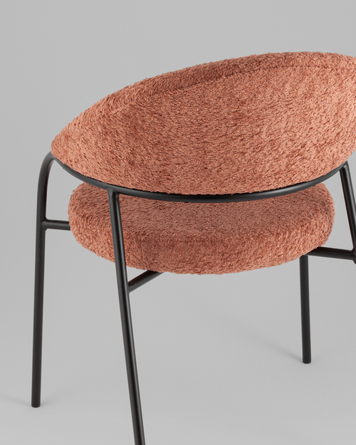 Стул Тилль букле коралловый