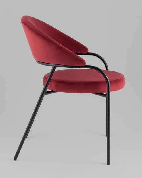 Стул Тилль велюр красный