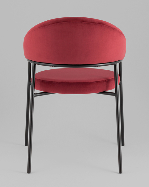 Стул Тилль велюр красный