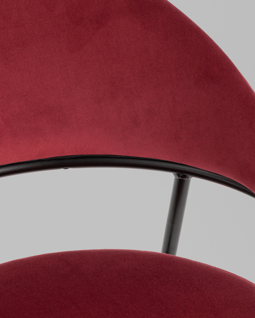Стул Тилль велюр красный