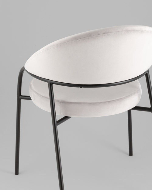 Стул Тилль велюр светло-серый