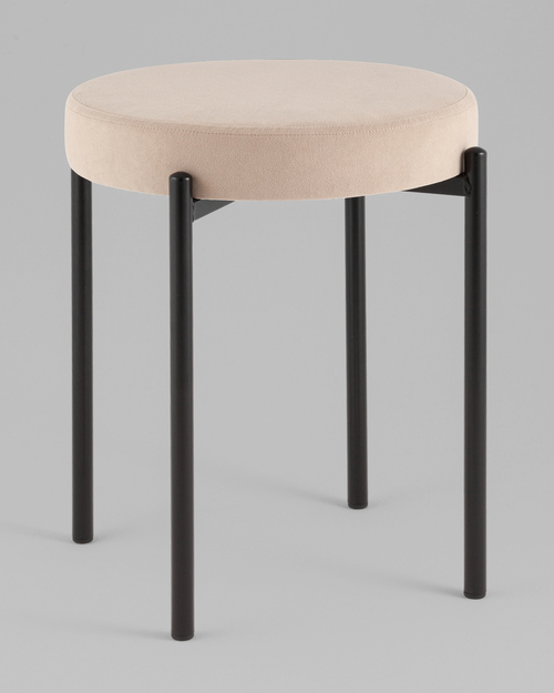 Табурет Бриф Original велюр бежевый