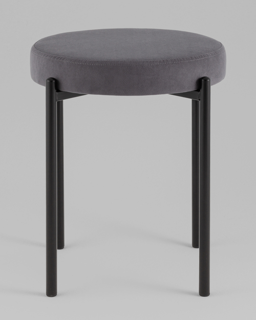 Табурет Бриф Original велюр серый
