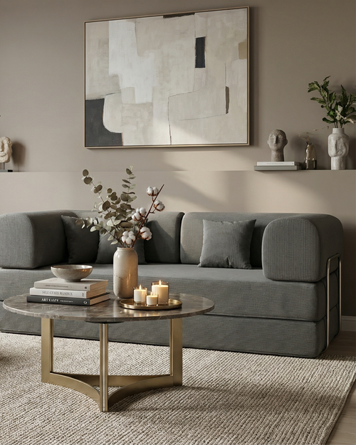Диван SnapSofa вельвет серый