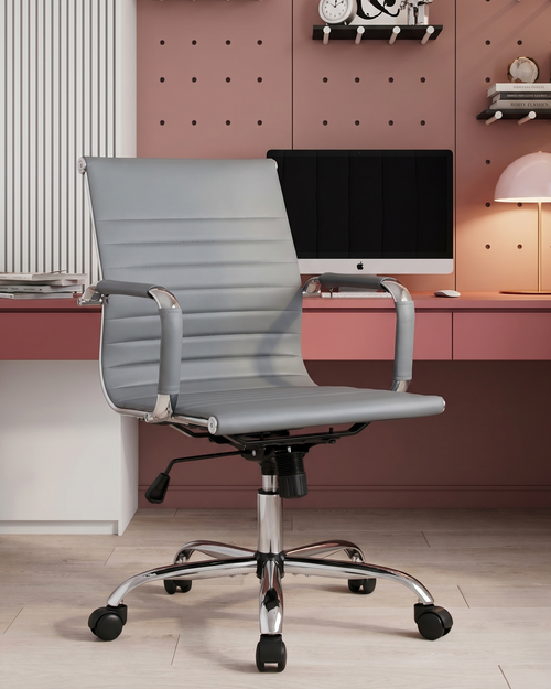 Кресло офисное TopChairs City S серое