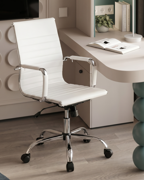 Кресло офисное TopChairs City S белое