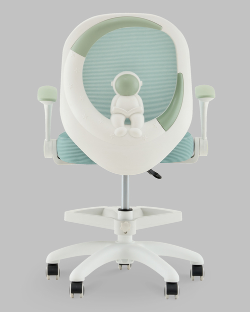 Кресло TopChairs Spaceman мятный с подставкой для ног