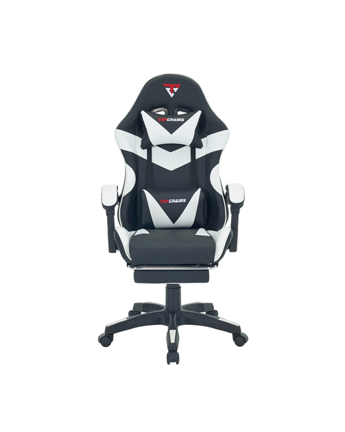 Кресло спортивное TopChairs MG-7019 черно-белый