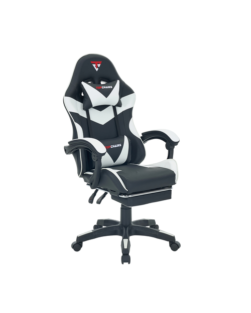 Кресло спортивное TopChairs MG-7019 черно-белый
