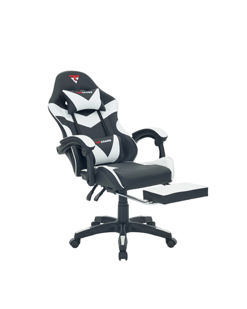 Кресло спортивное TopChairs MG-7019 черно-белый