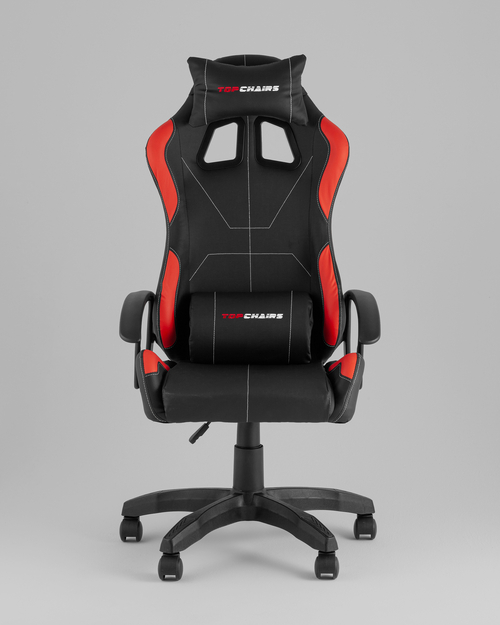 Кресло спортивное TopChairs Wyvern черно-красный