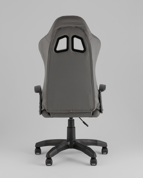 Кресло спортивное TopChairs Wyvern серо-черный