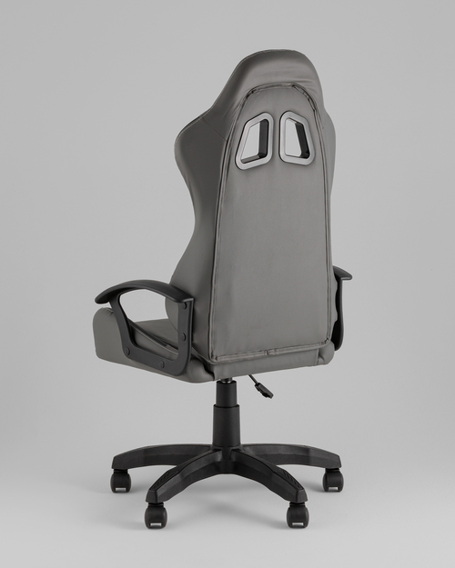 Кресло спортивное TopChairs Wyvern серо-черный