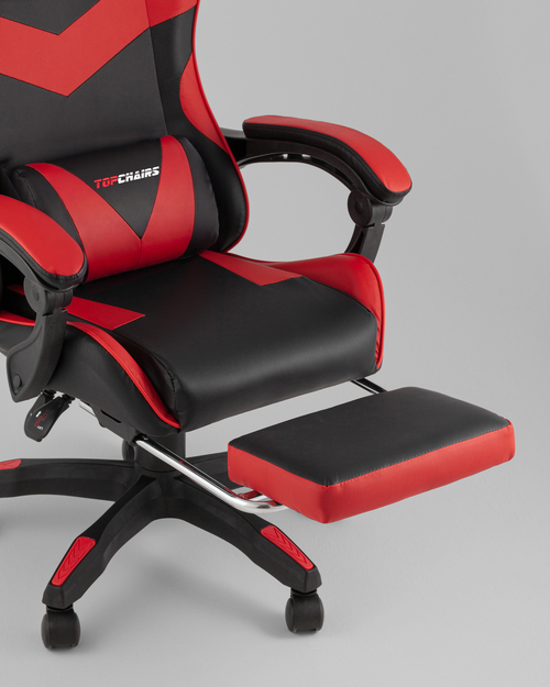 Кресло спортивное TopChairs MG-7019 черно-красный