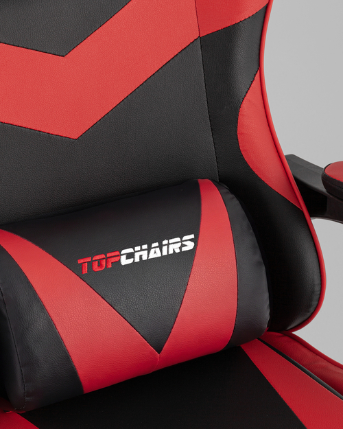Кресло спортивное TopChairs MG-7019 черно-красный