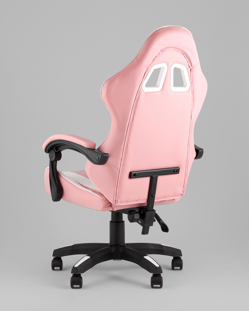 Кресло спортивное TopChairs MG-7035 розово-белый