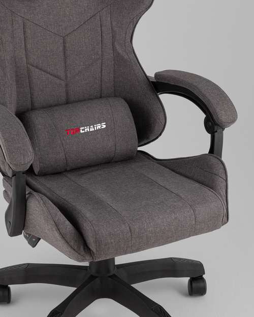 Кресло спортивное TopChairs MG-7036 ткань серый