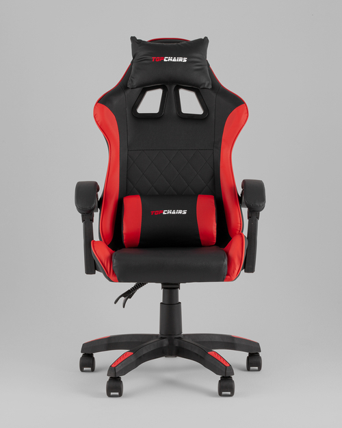 Кресло спортивное TopChairs MG-7043 черно-красный