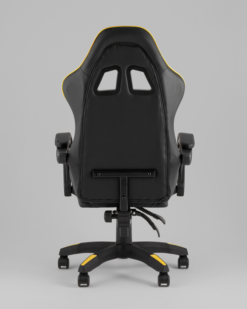 Кресло спортивное TopChairs MG-7043 черно-жёлтый